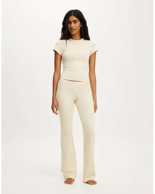 Cotton On Natural Dreamy Soft Flare Pant