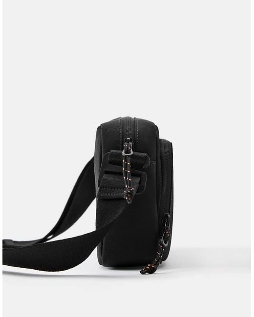 Pull&Bear Black Stwd Crossbody Bag for men