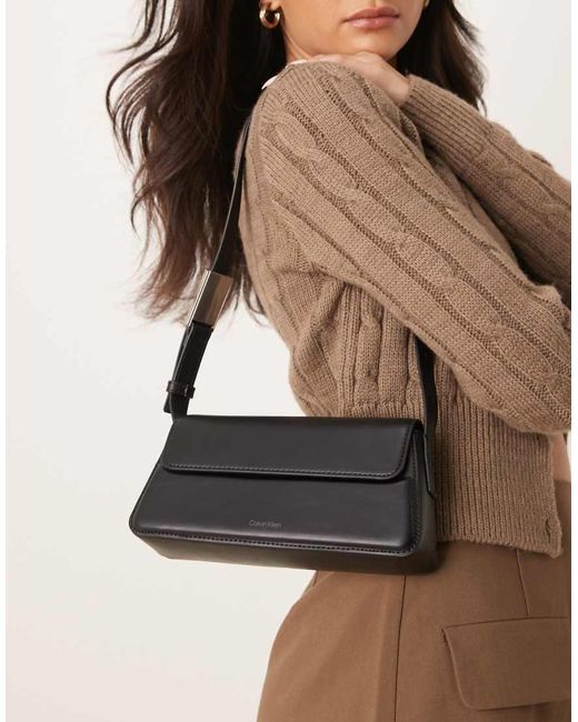 Calvin Klein Brown Small Shoulder Bag