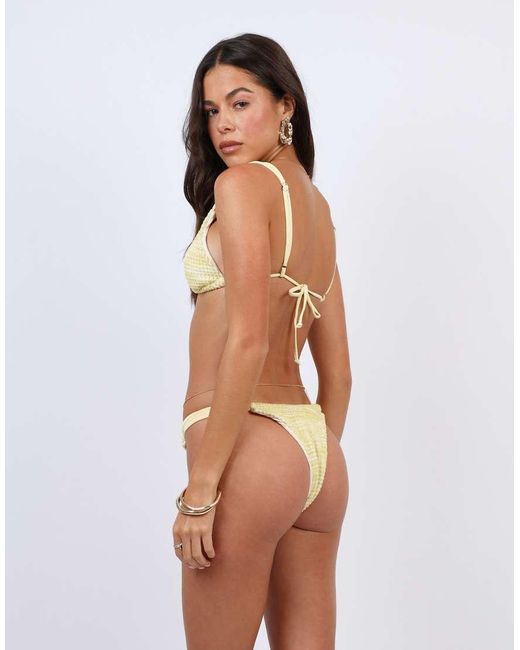 SIMMI Natural Textured Detail Bikini Bottoms