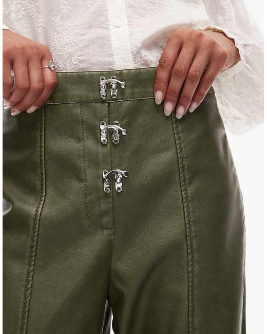 laagam Green Ronnie High Waist Pants