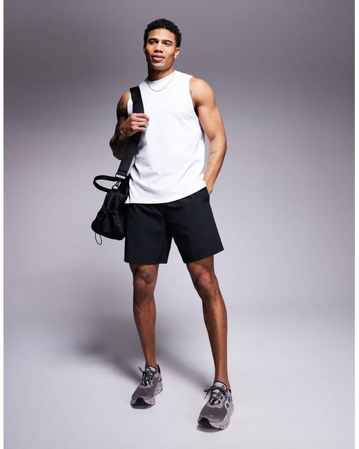 4505 White Icon Cotton Training Singlet With Quick Dry Finish for men