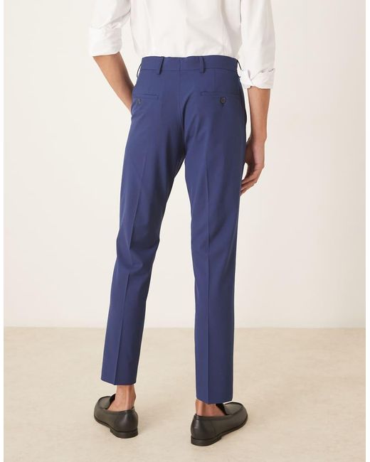 SELECTED Slim-Fit Pantalon in het Blue voor heren