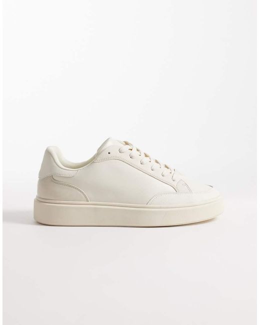 ASOS Natural Lace Up Trainers for men