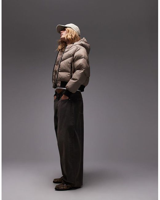 Chaqueta Corta Topo Acolchada De Estilo Wéstern Noe De Levi's de color Gray