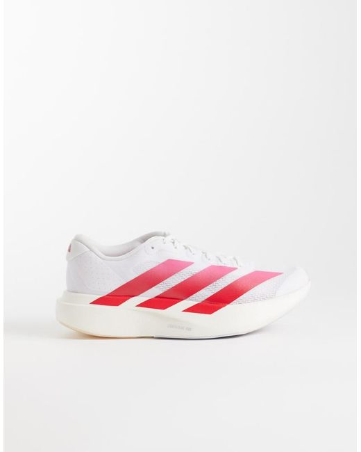 Adidas Originals White Adidas Running Adizero Evo Sl Trainers