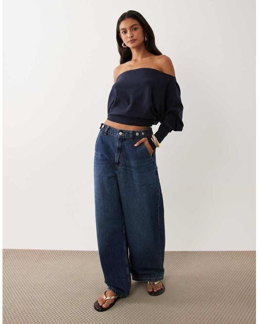 Cotton On Blue Everfine Batwing Knit