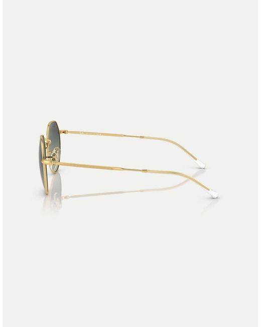 Ray-Ban Green Jack Irregular Sunglasses With Lens