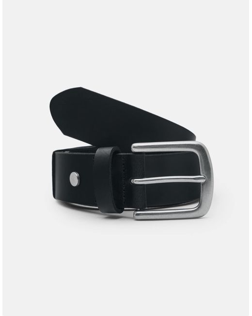 Pull&Bear – gürtel aus 100% leder in Blue für Herren