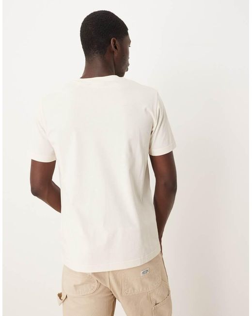 Gant Natural Central Small Logo T-shirt for men