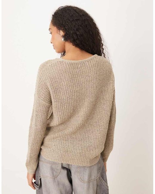 Jdy Black Lightweight V Neck Jumper
