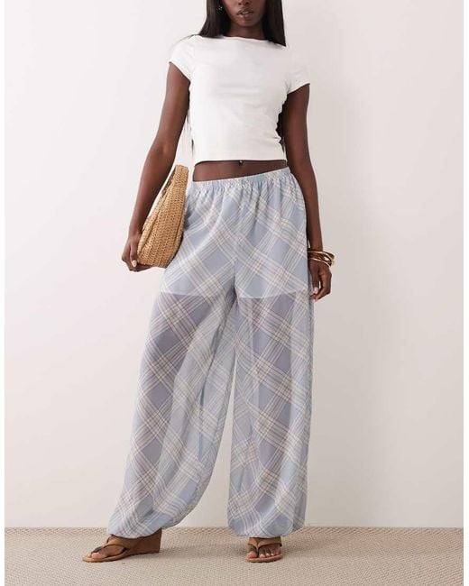 ASOS Multicolor Sheer Balloon Pants