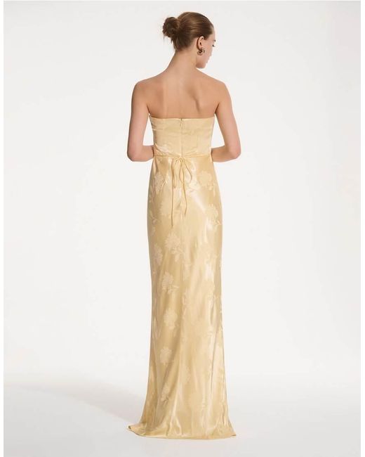 OMNES Natural Amdra Jacquard Dress