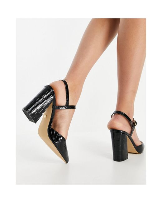 Office Hailing Block Heel Pointed Shoes 