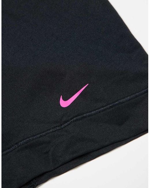 Nike Black Dri-fit Essential Microfibre Briefs 3 Pack for men