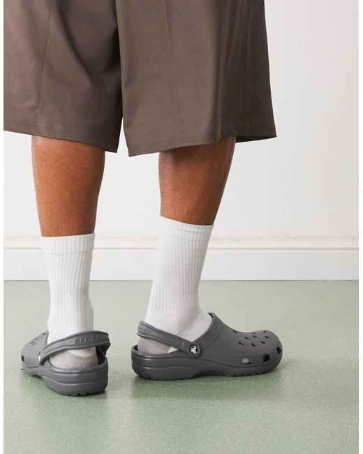 CROCSTM Gray – klassische unisex-clogs