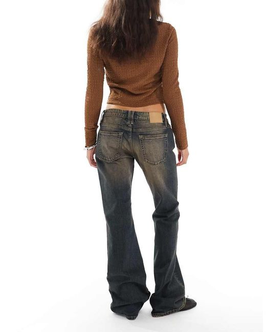 Cotton On Blue Low Rise Bootcut Jeans
