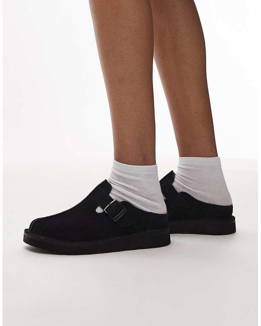 Clarks Black Solsbury Mules
