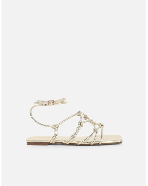 SIMMI Brown Aliana Flat Sandals