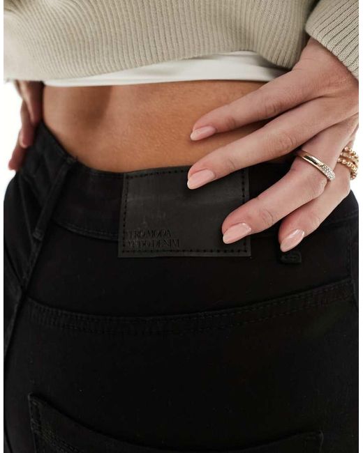 Vaqueros Negros De Corte Pitillo Sophia De Vero Moda de color Black