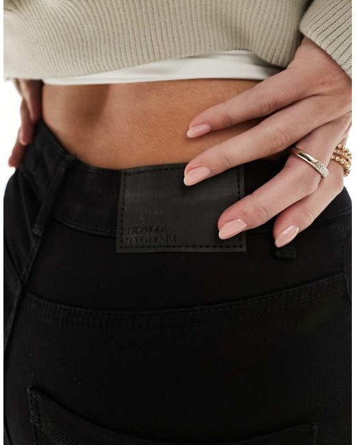 Vaqueros Negros De Corte Pitillo Sophia De Vero Moda de color Black