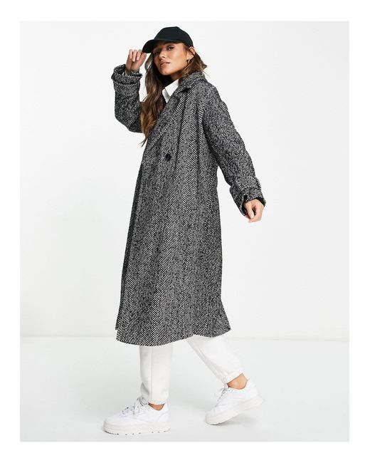 river island herringbone coat