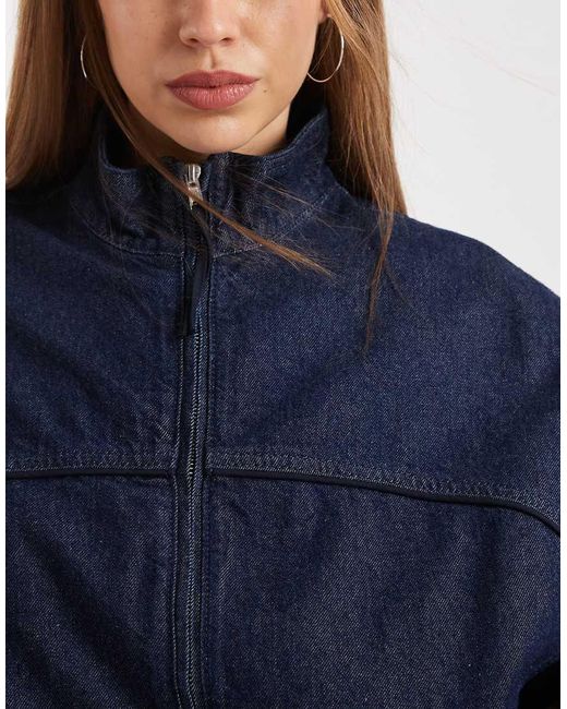 ASOS Blue Denim Track Jacket
