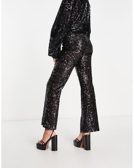 4th & Reckless Black Sequin Pants