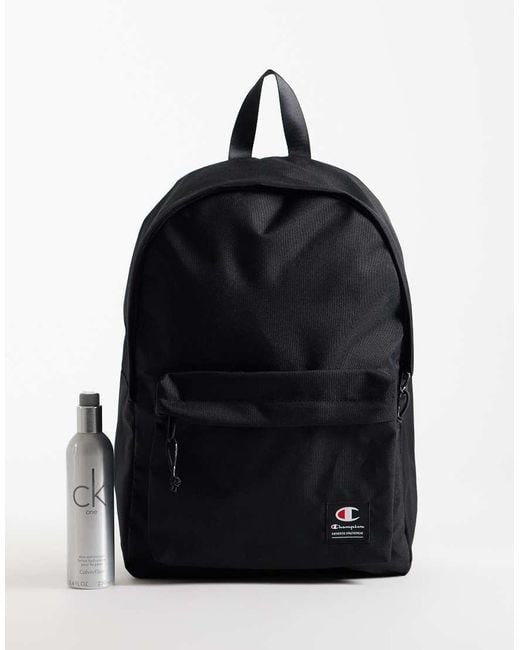 Champion Black Catalogue Backpack for men