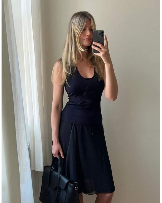 NA-KD Black Knitted Halterneck Top