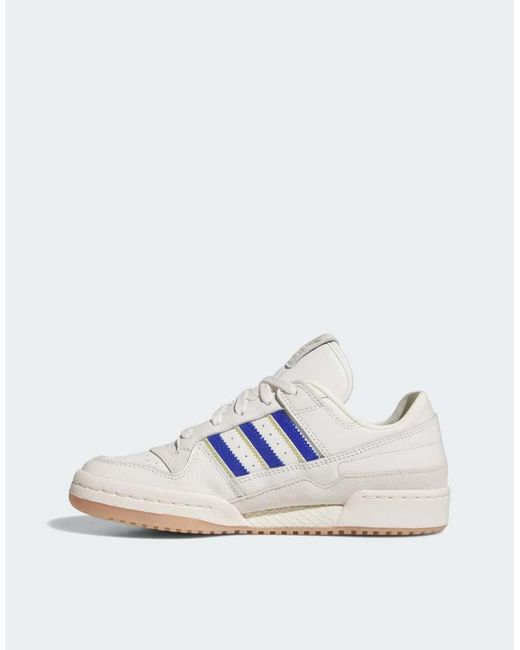 Adidas Originals Blue Adidas Forum Low Cl Trainers