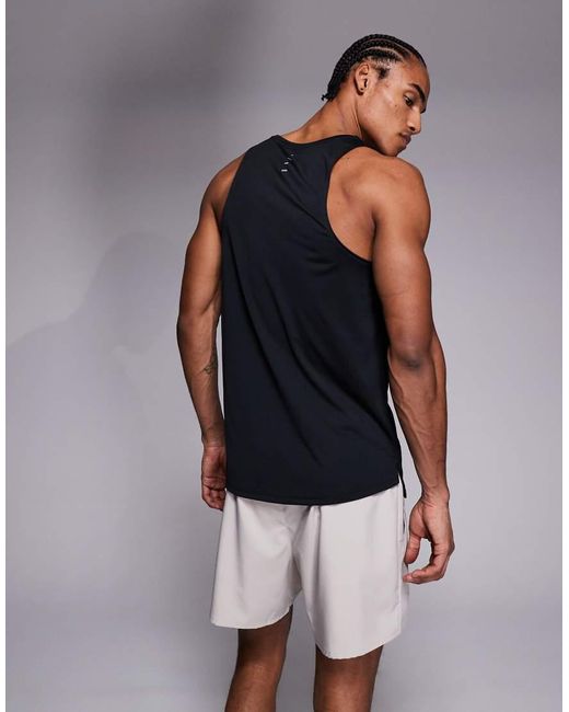 Nike Black Stride Dri-fit Vest for men