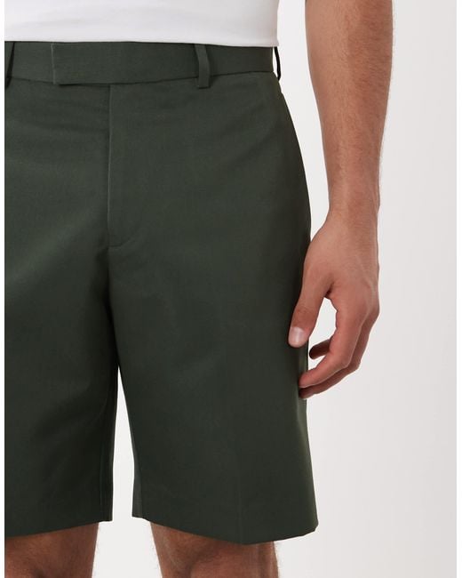 ASOS White Smart Regular Shorts for men
