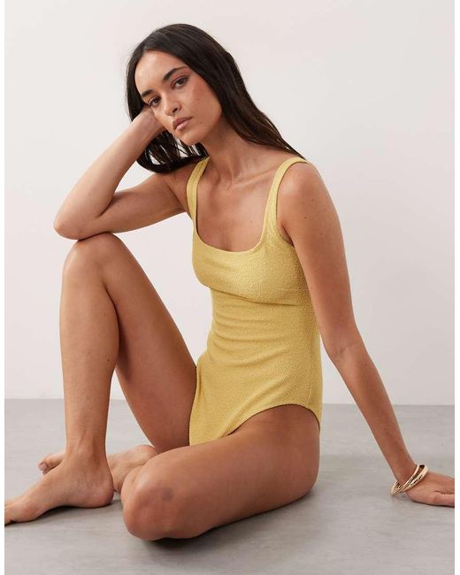 ARKET Natural Crinkle Swimsuit