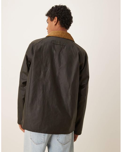 Barbour Brown Utility Spey Wax Jacket for men