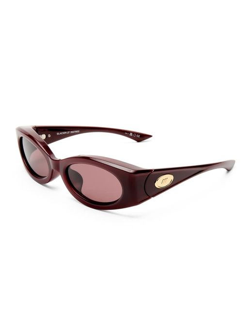 Le Specs Brown Glaciem Slim Sunglasses
