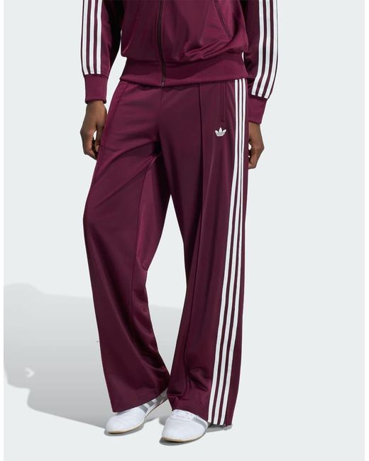Adidas Originals Red Firebird Adicolor Loose Track Pants