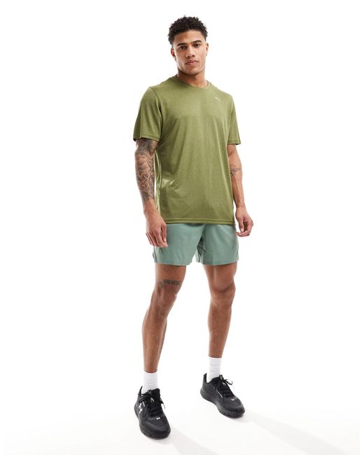 PUMA Training – heather – t-shirt in Green für Herren