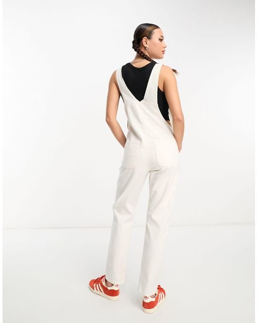 Carhartt White Bib Overalls