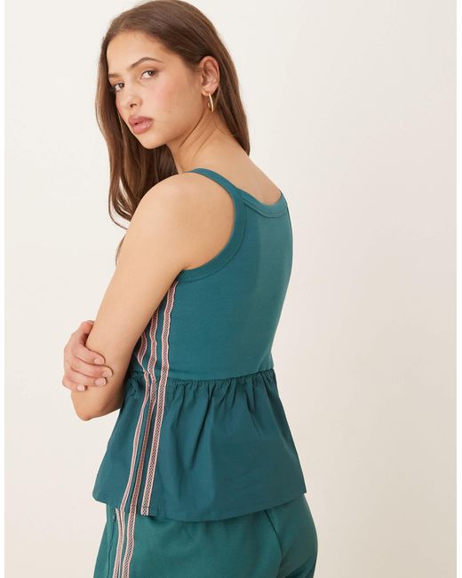 Adidas Originals Blue Crochet 3 Tank Top