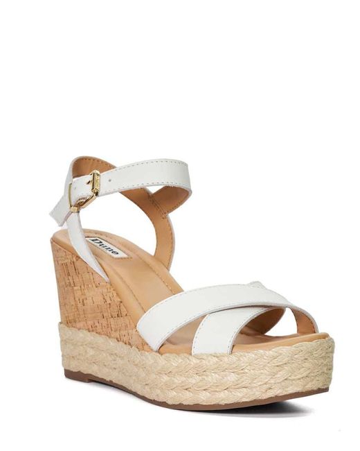 Dune Metallic Kindest Wedged Heels