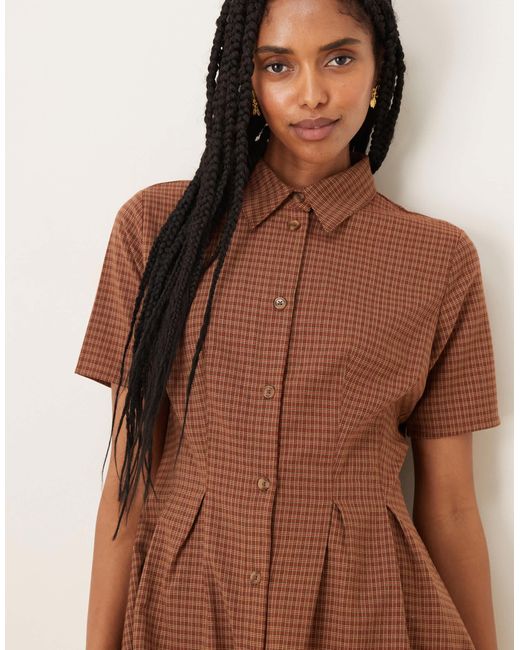 Glamorous Natural – mini-hemdkleid