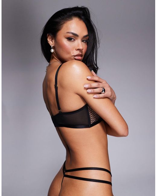 Ann Summers Black Evoke String Thong