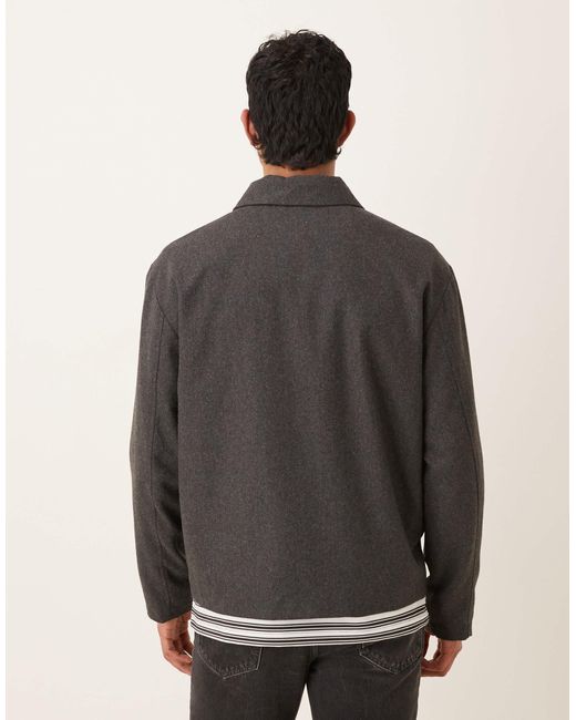 ASOS Gray Harrington Jacket for men