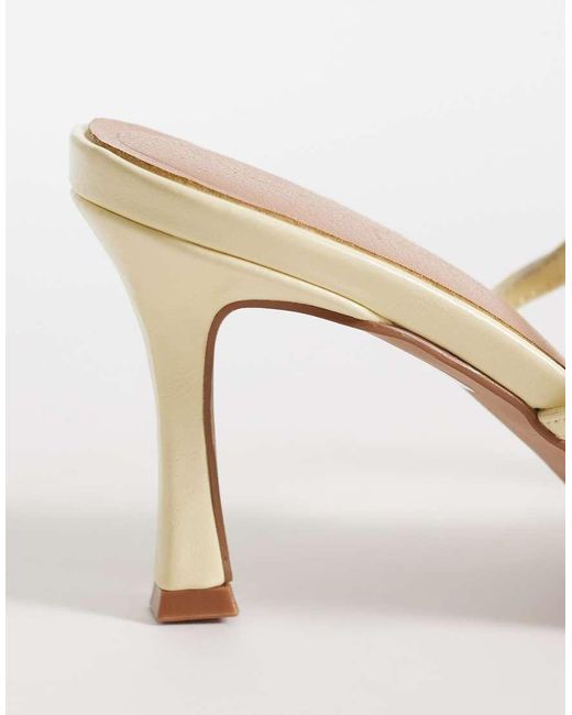New Look White Multistrap Stiletto Sandal