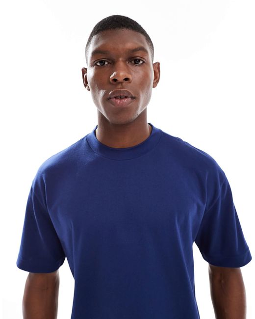 Hollister – kastiges cooling-t-shirt in Blue für Herren