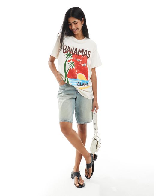 Miss Selfridge White – t-shirt