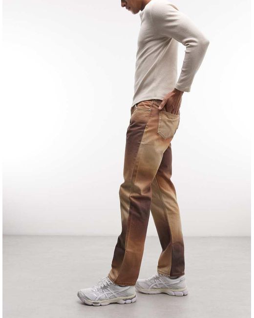 Weekday White Space Straight Jeans for men