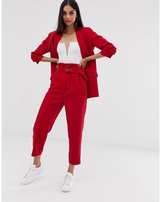 Stradivarius Denim Co Ord Belted 