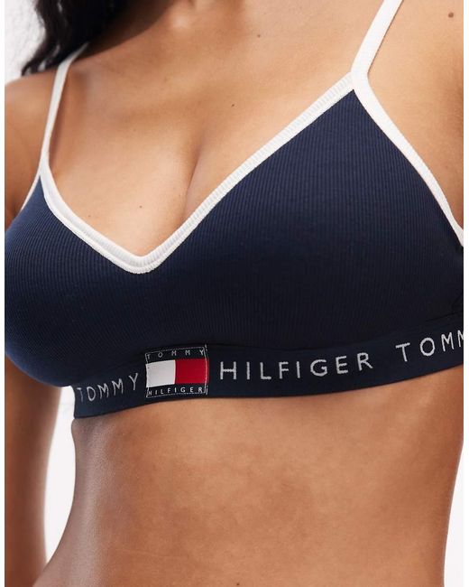 Tommy Hilfiger Blue Heritage Bralette